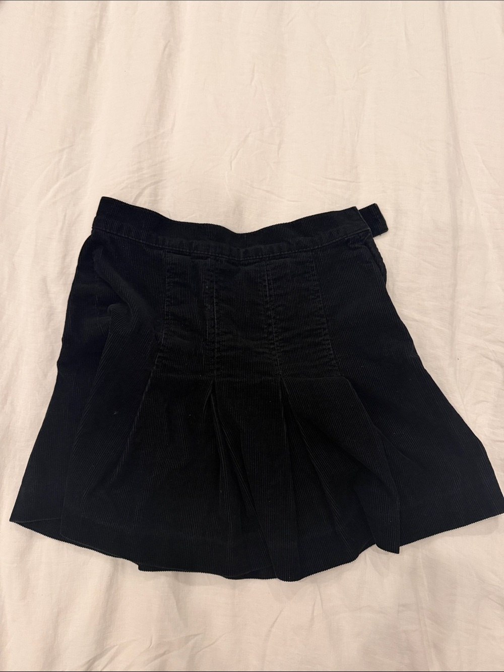 Juicy Couture Black Mini Corduroy Skirt